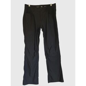 Prana Womens Black Standard Fit Hiking Pants‎ Outdoor Activewear Size 12/RG